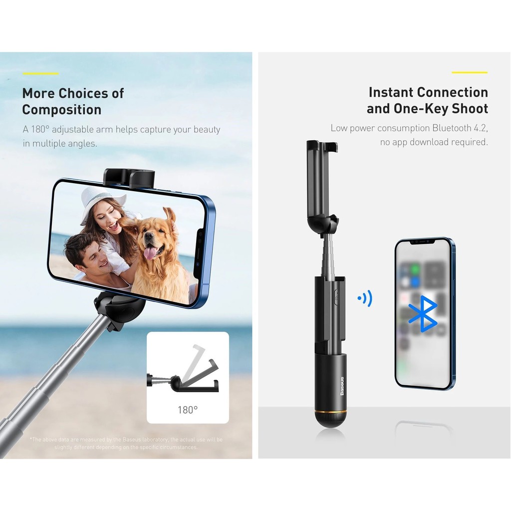 Gậy selfie Bluetooth dạng xếp Baseus Mini Bluetooth WS-19001