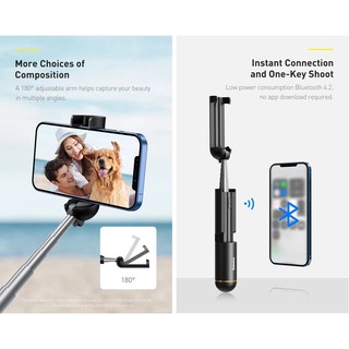 Gậy selfie Bluetooth dạng xếp Baseus Mini Bluetooth WS-19001