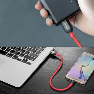 Cáp sạc ANKER PowerLine+ Micro USB dài 0.3m - A8141