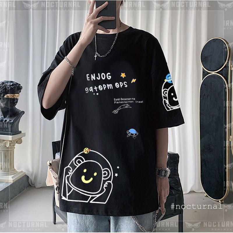 Áo T-shirt Tay Lỡ Astro Lion Unisex Nocturnal