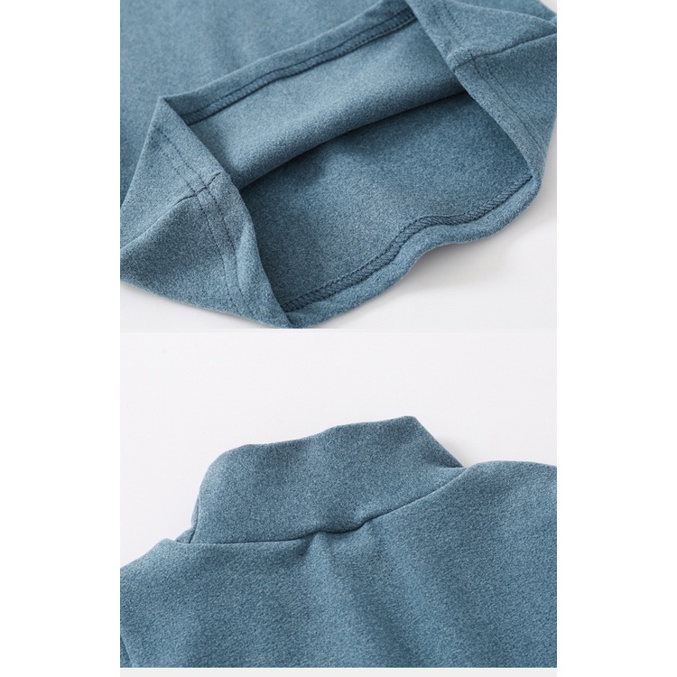 Áo thun cổ lọ cotton cho bé trai, bé gái - Hàng xuất - MC0175