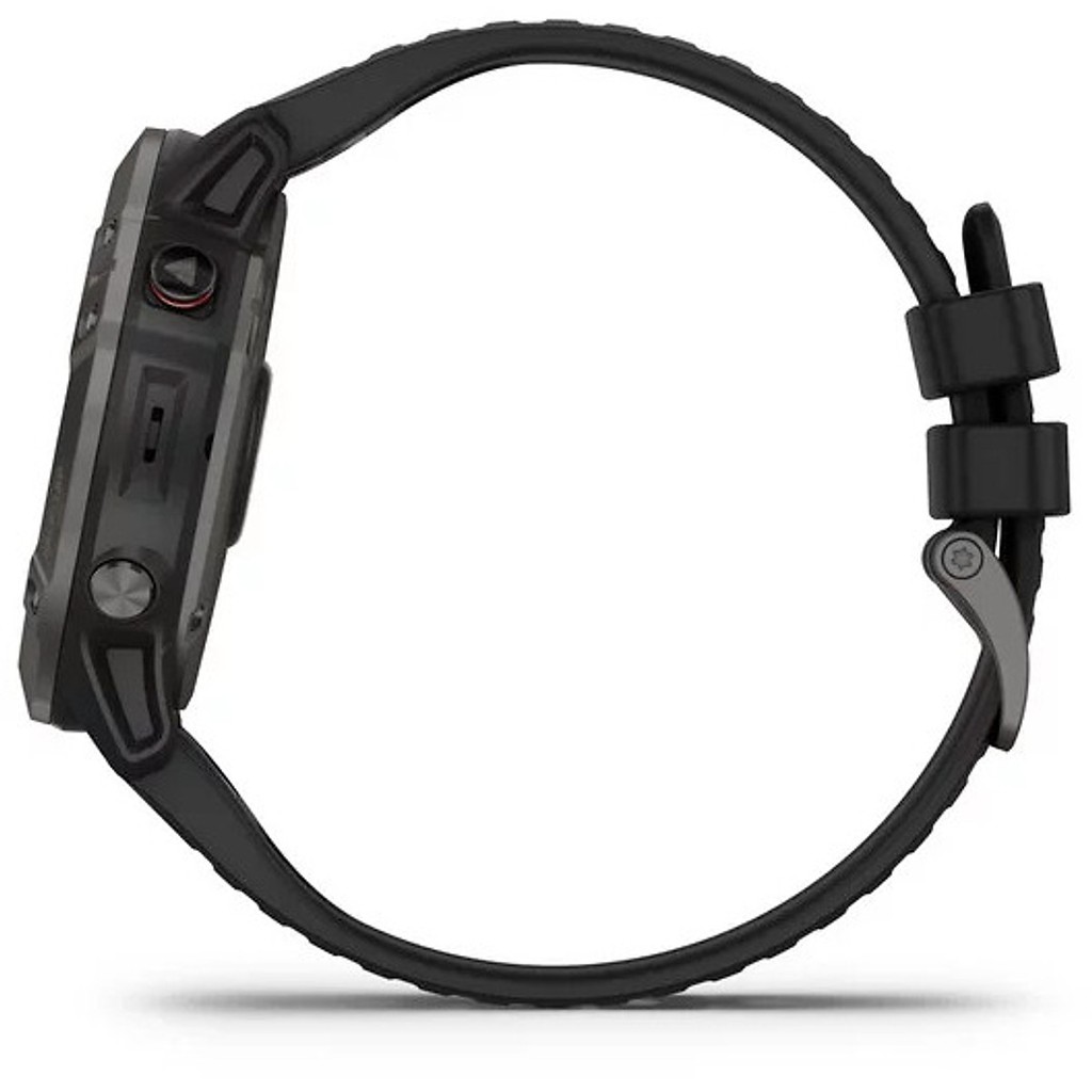 Vòng đeo tay theo dõi sức khỏe Garmin Fēnix 6X - Sapphire, Carbon Gray DLC with Black Band_010-02157-45 -Hàng Chính Hãng