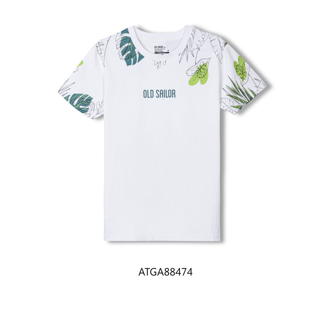 Áo thun Bigsize nam cổ tròn Old sailor vải Cotton co giãn dày dặn phông họa tiết basic tay ngắn thoáng mát ATDE88474