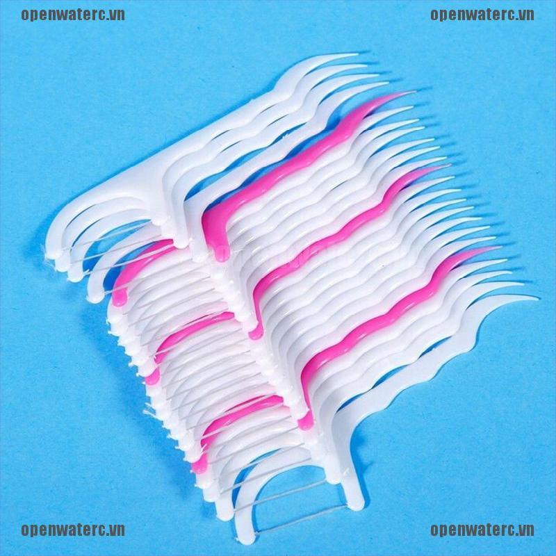 Set 25 Cuộn Chỉ Nha Khoa Làm Sạch Răng Bằng Nhựa