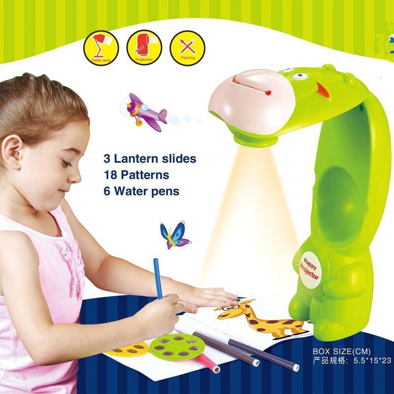 [Mã LIFETOYS1 giảm 30K đơn 99K] [VIP] Bàn Vẽ Thông Minh Có Máy Chiếu Hình Ảnh Cho Bé Tập Tô Vẽ Tranh