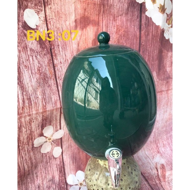 Bình đựng nước 3 lít - Hàng sứ Bát tràng
