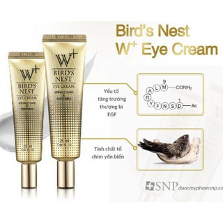 Kem dưỡng mắt tổ yến SNP Bird Nest W+ Eye Cream 25ml