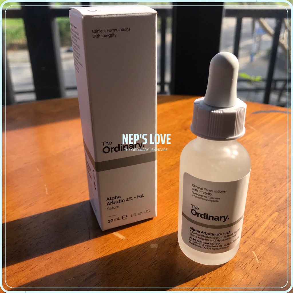 Serum làm sáng da Alpha Arbutin 2% + HA_THE ORDINARY (BILL CANADA) 30ML