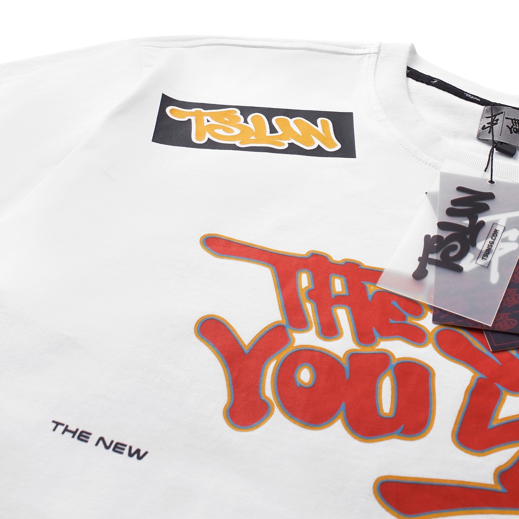 Áo Thun TSUN NewJourney - Trắng -  - In Kéo Lụa