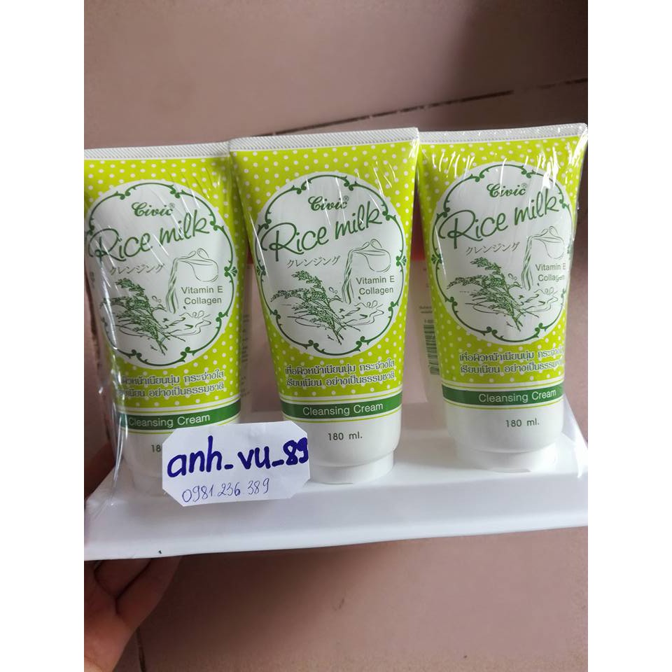 Sữa rửa mặt Gạo Chuẩn Thái Lan