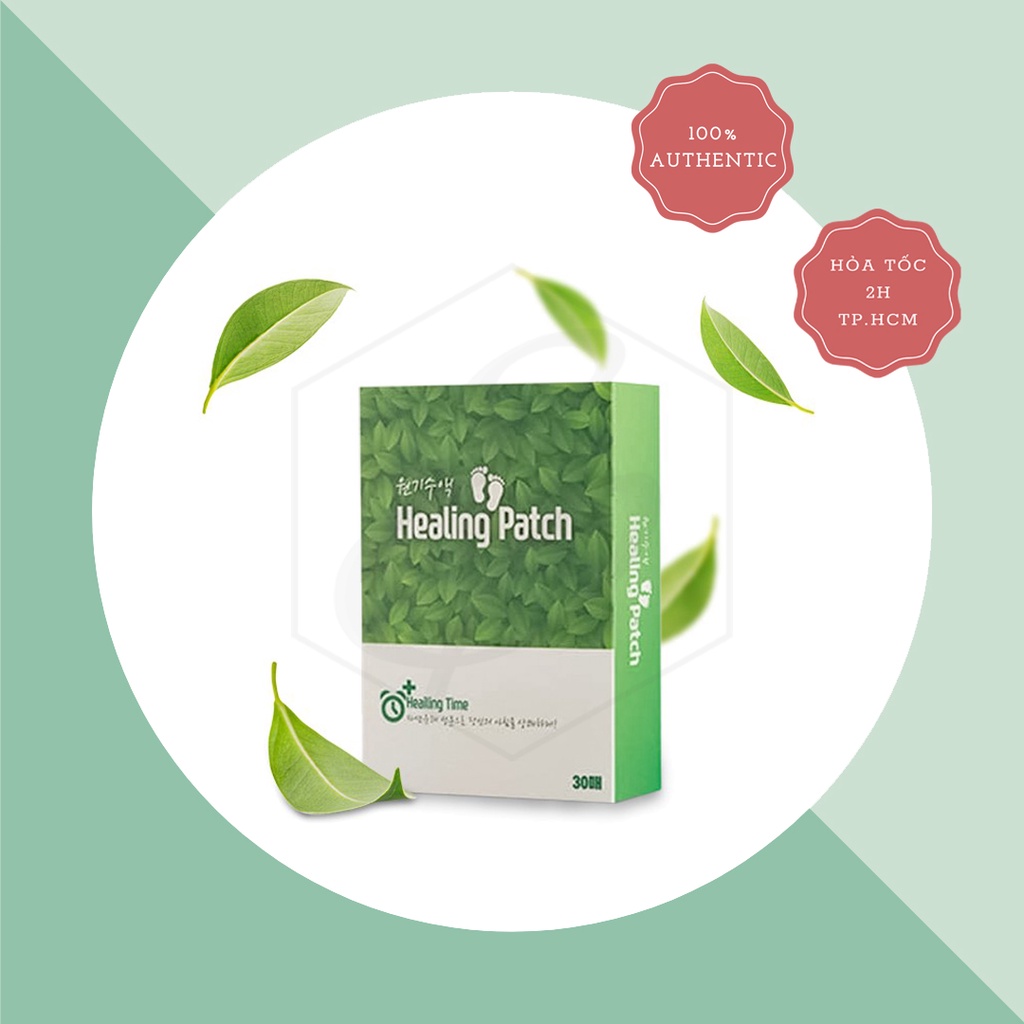 Miếng dán thải độc chân Healing patch Hàn Quốc - 30 Miếng