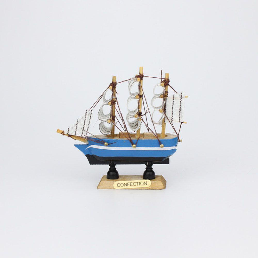 Mô Hình Thuyền Buồm REBUY1 Bằng Gỗ Dùng Trang Trí