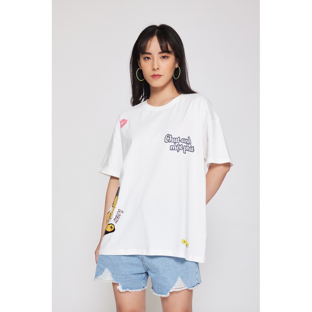 Áo Thun BOO Nam Nữ Oversize Dáng Rộng 100% Cotton Cao Cấp In Hoạ Tiết Ngộ Nghĩnh