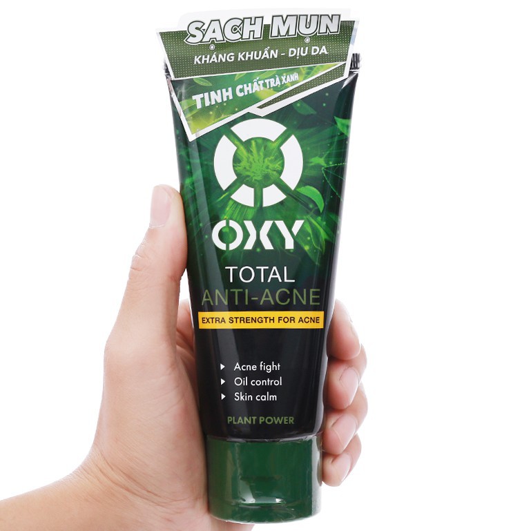 Kem sữa rửa mặt Oxy 100g | 50g Perfect Deep Wash Oil Control White Complete Total anti-acne Prime Multi Action ngừa mụn