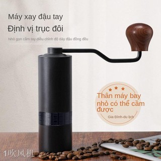 OMáy xay hạt cà phê tay quay bằng thép không gỉ Máy xay hạt cà phê gia dụng Máy xay cà phê cầm tay nhỏ gọn