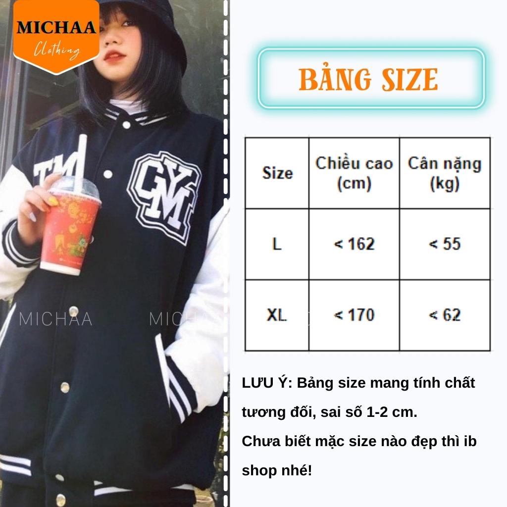 Áo Khoác Bomber Dù TM.CYM Nam Nữ Ulzzang Unisex Kiểu Thể Thao Jacket - MICHAA