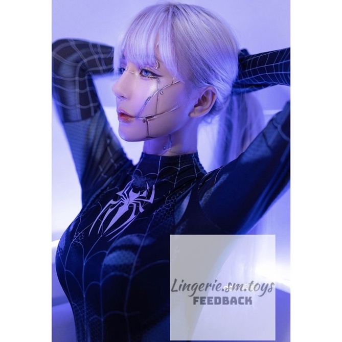 Cosplay Người Nhện Sexy • Bộ Đồ Spiderman Bó Thân Quyến Rũ Halloween
