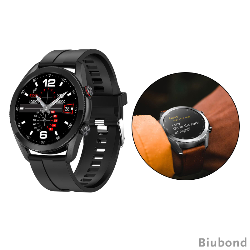 Bluetooth Connected Watch, Smart Watch Women Men Waterproof IP68, HD Touch Screen, Smartwatch with Pedometer, Sedentary Reminder