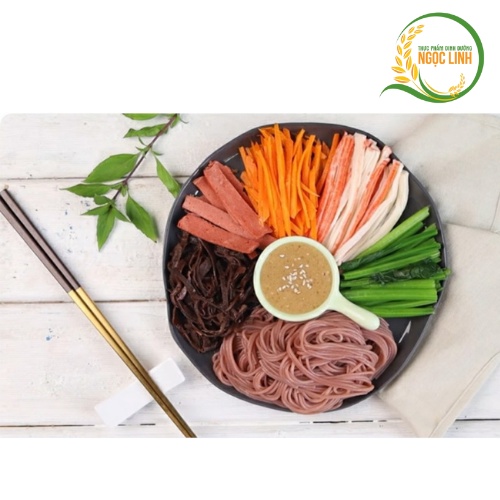 Đặc sản bún khô Bún gạo lứt đỏ Hoàng Minh ăn kiêng giảm cân thực dưỡng healthy eat clean gói 250gr | BigBuy360 - bigbuy360.vn