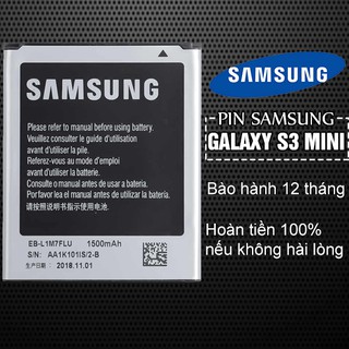 Pin Samsung Galaxy S3 Mini/Ace II Bảo hành 12 tháng - Hoàn tiền 100% nếu không hài lòng