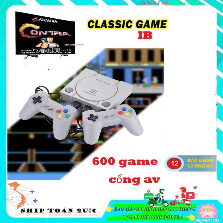 Chơi Game Giải Trí HD Bộ Máy Chơi Game IB -600 Game Cổ Điển Phiên Bản AV Dùng Thông Dụng Cho Mọi Tivi