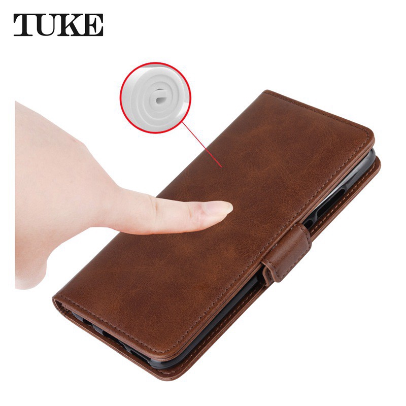 （39）TUKE Flip PU Leather Phone Case For Iphone 7 8 Plus 5.8''6.1"6.5"2019 XR XS Max Wallet Card Slot TPU Phone Cover | BigBuy360 - bigbuy360.vn