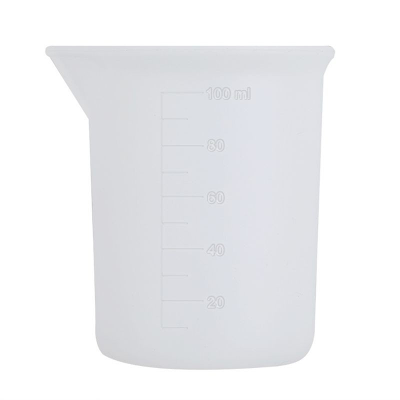 Cốc Silicone 100ml Pha Epoxy Resin Tái Sử Dụng Nhiều Lần