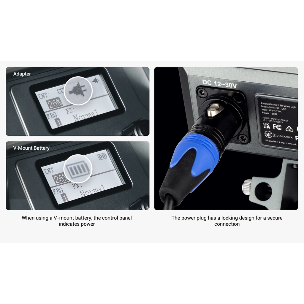 SmallRig RC120B Bi-color Point-Source Video Light 3615  - Đèn LED Studio Chuyên Nghiệp 120W