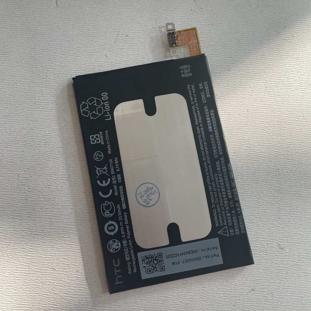 Pin HTC M7 / BN07100 Dung Lượng 2300mAh Hàng Zin Nhập Khẩu Bảo Hành 6 Tháng 1 Đổi 1