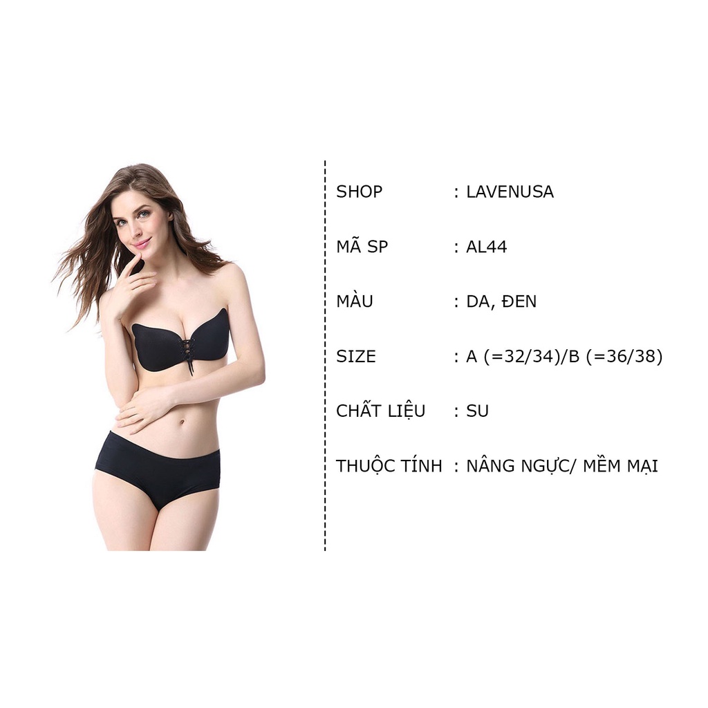 Miếng dán ngực dây rút cánh tiên nâng ngực gợi cảm siêu dính LAVENUSA AL44