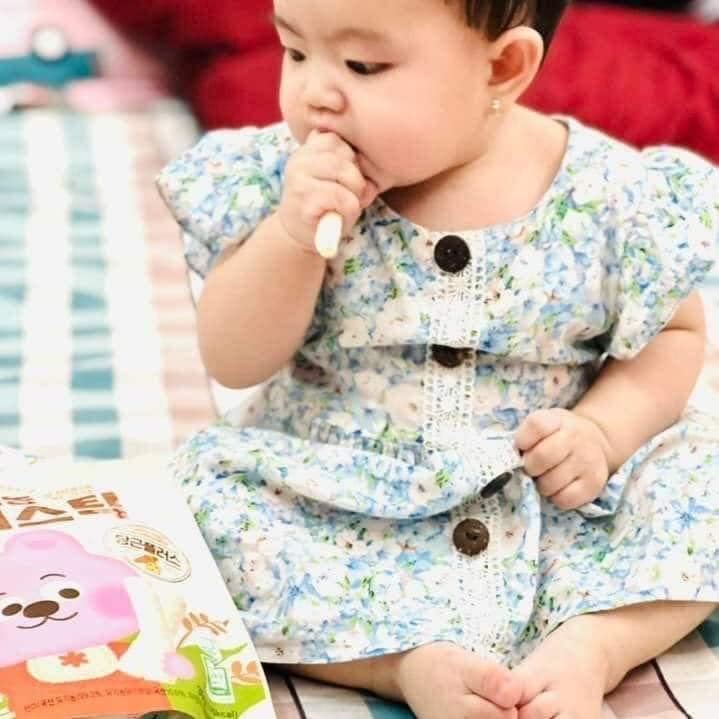 Bánh Gạo Ăn Dặm Bebedang Hữu Cơ Hàn Quốc Cho Bé Ăn Dặm Từ 6 Tháng Tuổi Dễ Cầm Nắm Dễ Tan