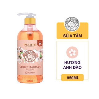 Sữa tắm hoa anh đào Purite 850ml