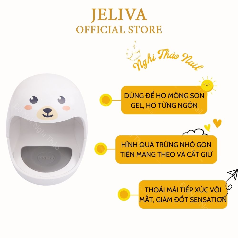 Máy hơ gel mini hình quả trứng JELIVA