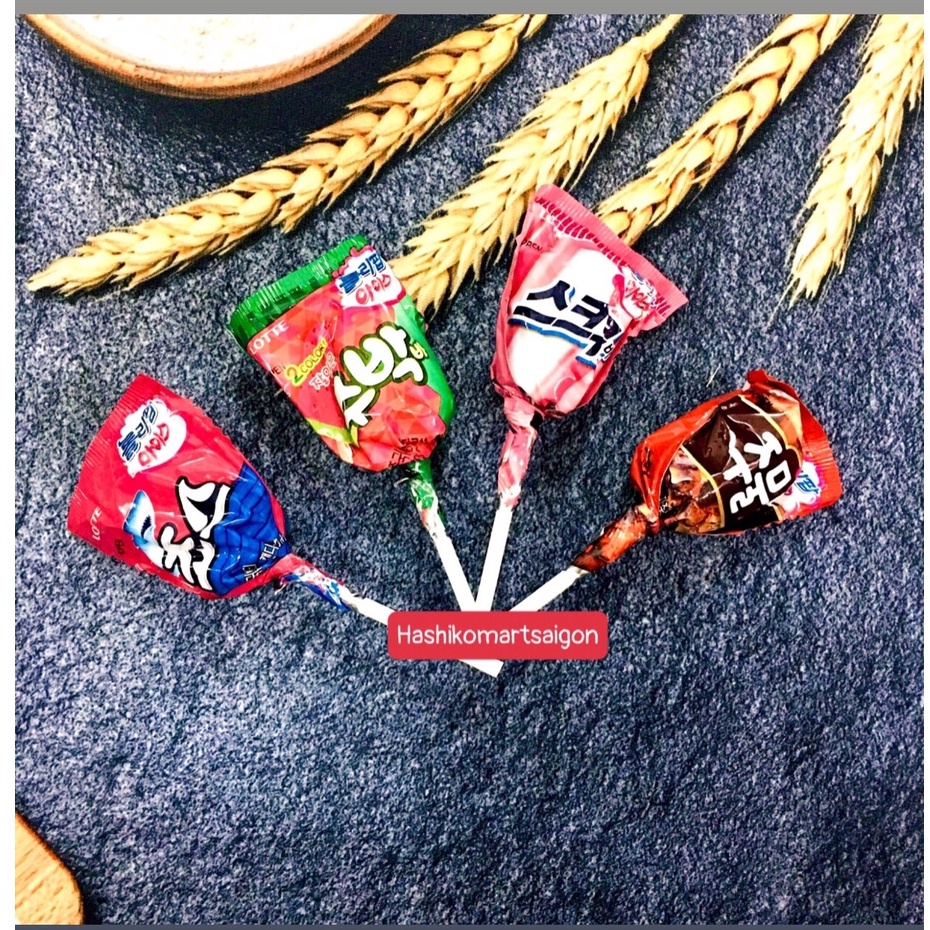 Kẹo mút Lolipop Ice Lotte (combo 4 cây)