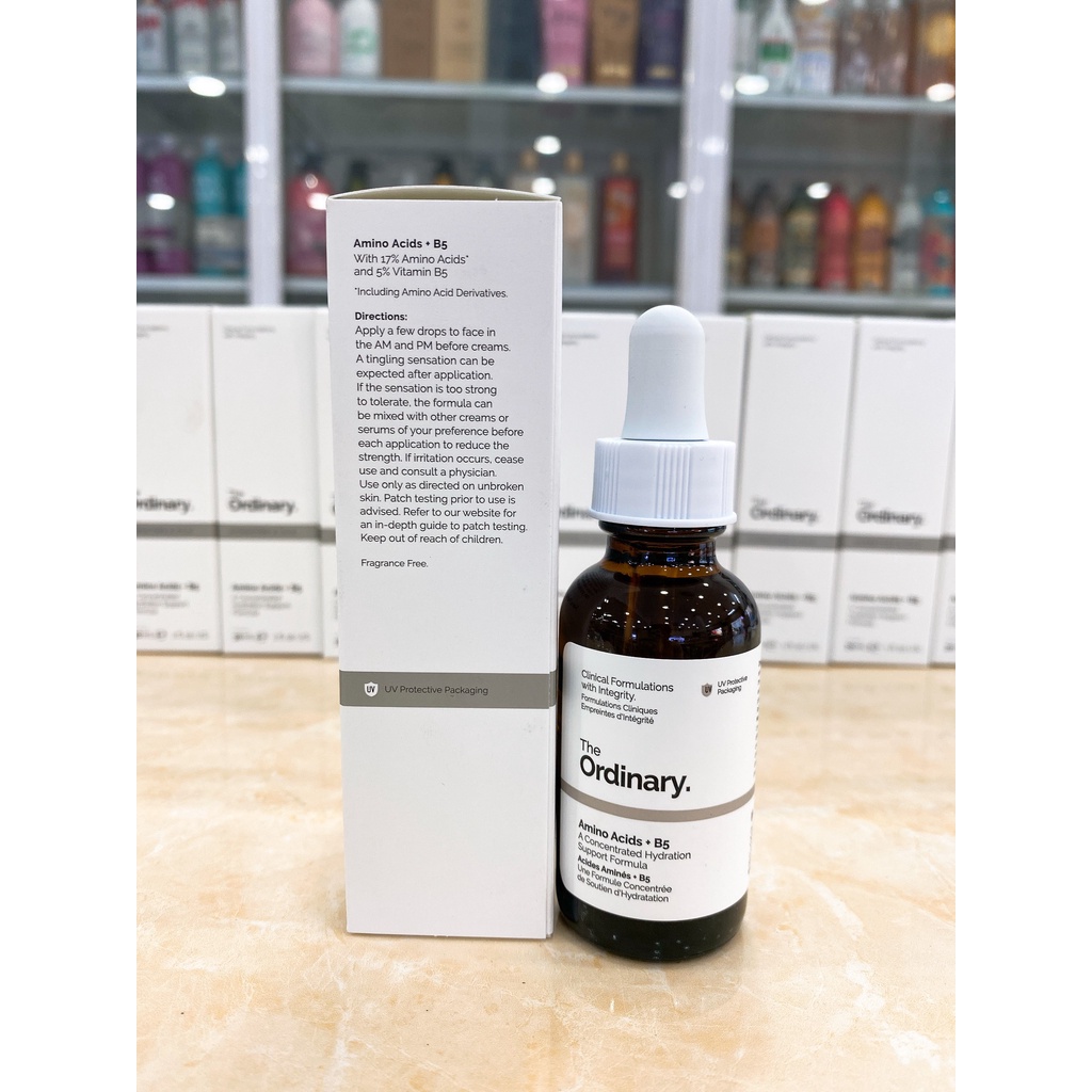 TINH CHẤT THE ORDINARY AMINO ACIDS + B5 DƯỠNG TRẮNG, CẤP ẨM, PHỤC HỒI DA CANADA 30ML
