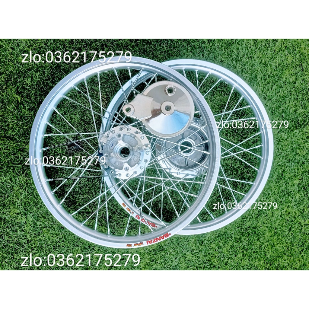 CẶP BÁNH CĂM WAVE ,DREAM TRƯỚC ĐĨA SAU ĐÙM  NIỀN NHÔM BAN ZAI THÁI, CĂM ĐÙM MẠ CROM LOẠI 1 KÈM MÁ ĐÙM