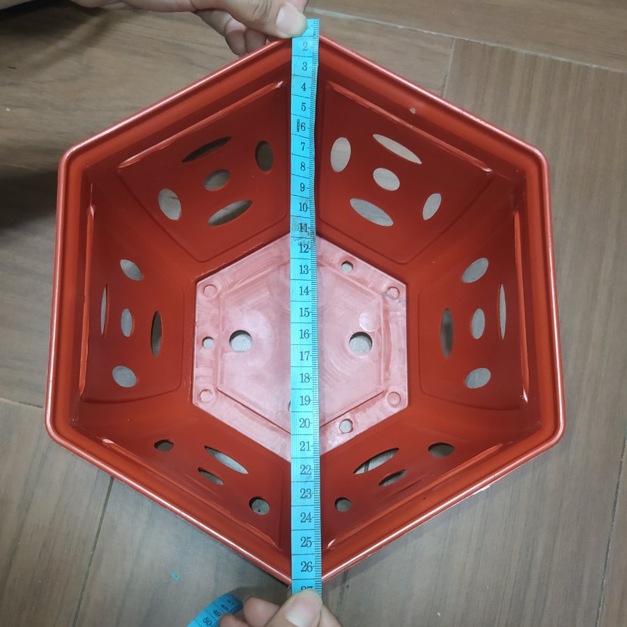 5 Chậu nhựa Đồng Tiền trồng lan cao cấp siêu bền đường kính 26x15x16.5cm- 77800