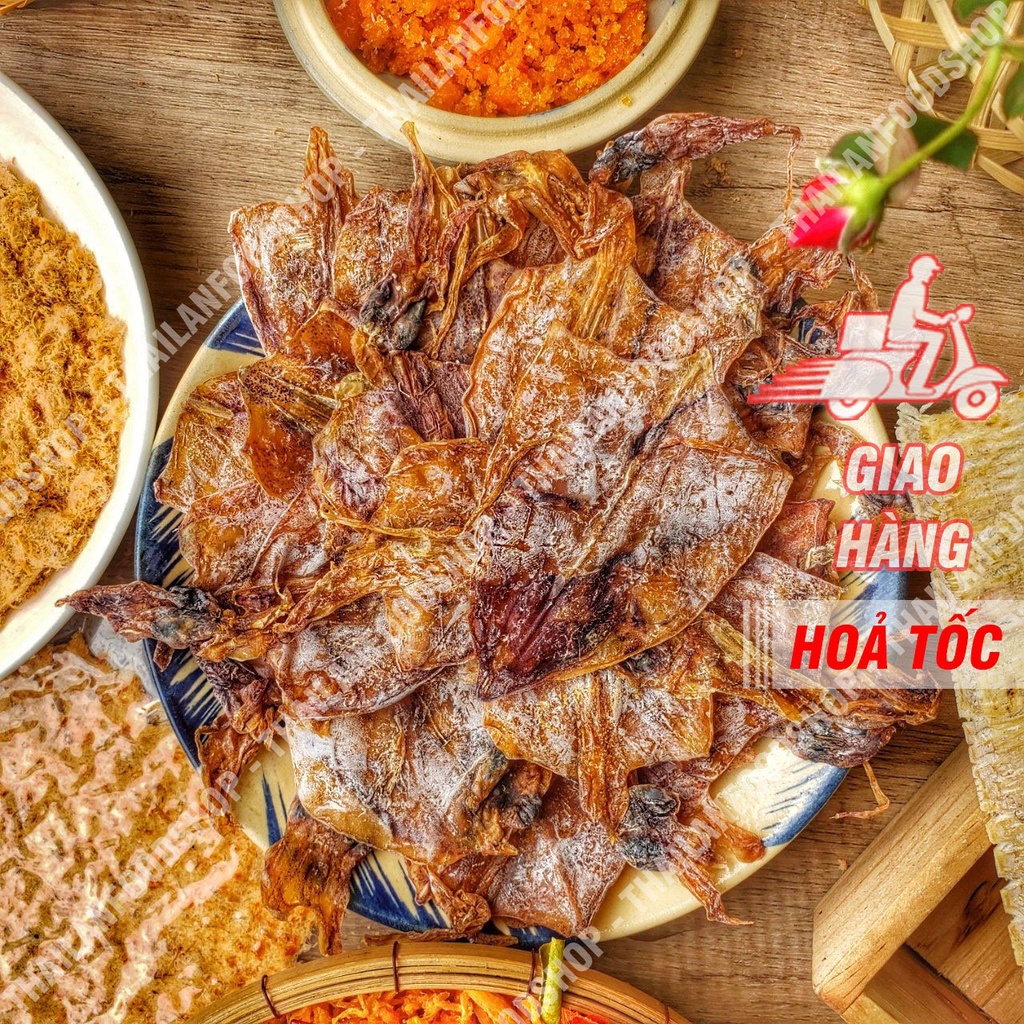 Khô Mực Mini HomeMade không mặn Túi 500Gr (Hút Chân Không)
