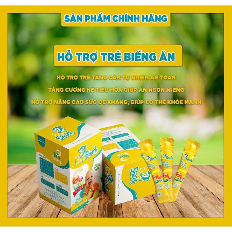 Sỉ 3 hộp Baby shack ăn ngon cá mập