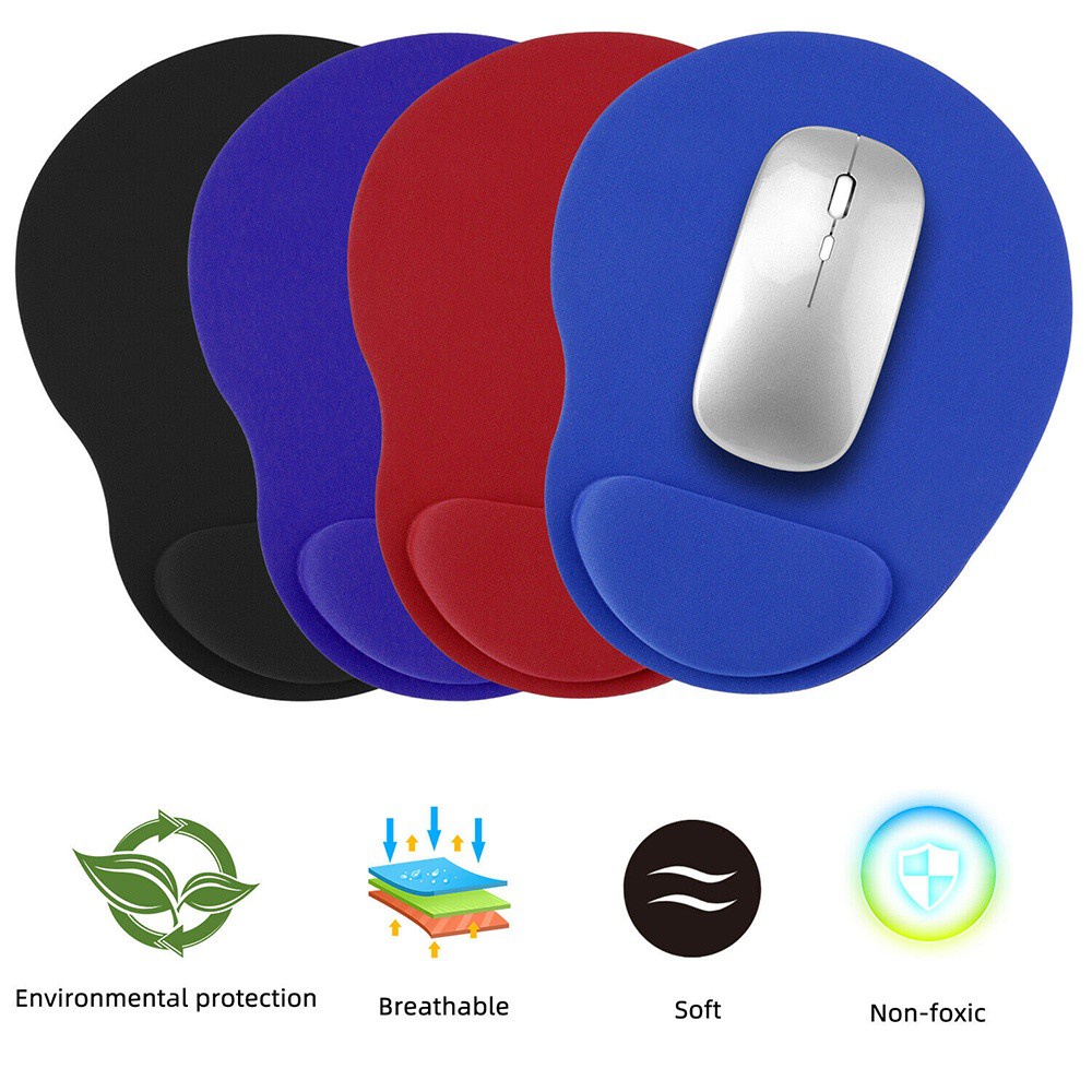 FUTURE Thicken Mouse Pad Sponge Wrist Support Wrist Rest Ergonomic Home Office Comfortable Soft Non Slip Mice Mat/Multicolor