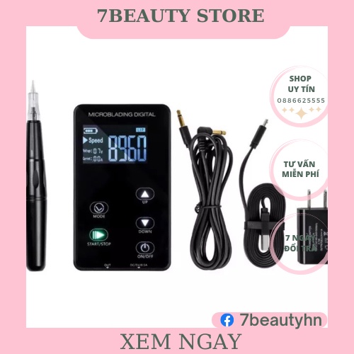 [CHÍNH HÃNG] Máy Phun Xăm KTS  Tạo Hạt Dải Sợi Chân Mày SEXY BROWS