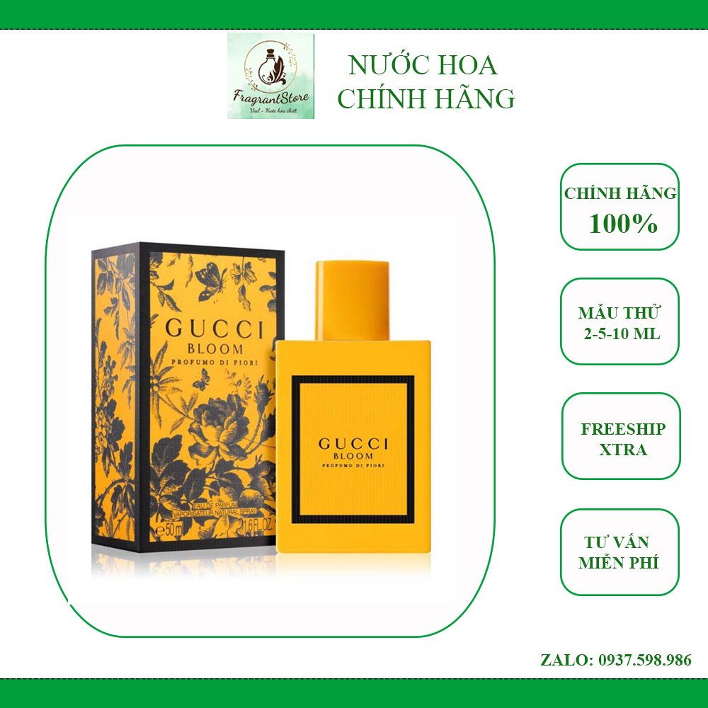 Nước Hoa Gucci Bloom Profumo Di Fiori vàng