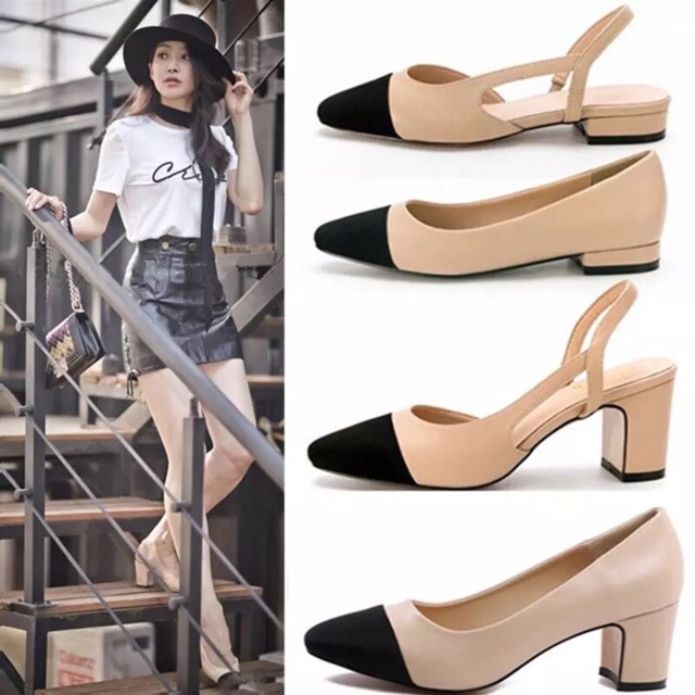 Giày gót vuông  Z.A.R.A  -BIG SIZE , SMALL SIZE