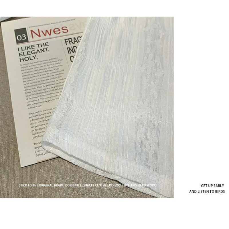 ÁO SƠ MI PHỐI REN BÈO