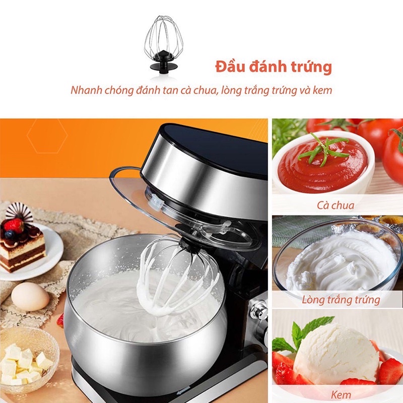 Máy nhồi bột đa năng Unie EM5 (8 Lít)