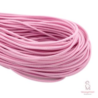Cuộn Dây Thun Co Giãn Màu Trơn 3mm 10m
