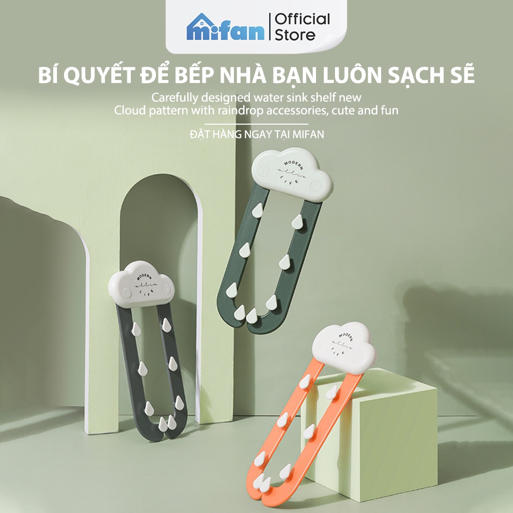 Giá Lưới Lọc Thức Ăn Thừa - Túi Lọc Rác Bồn Rửa Chén Bát - Khung nhựa ABS chất lượng cao - MIFAN