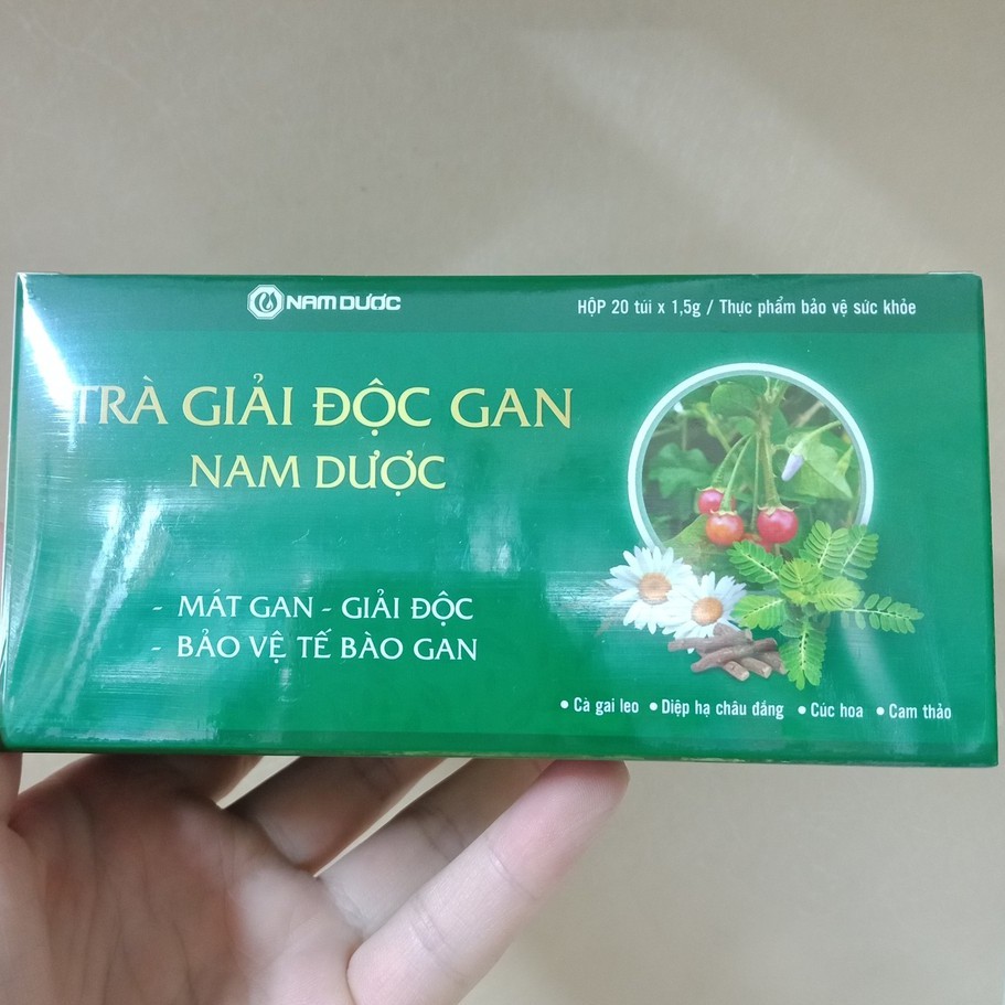 Trà giải độc gan Nam Dược hộp 20 túi