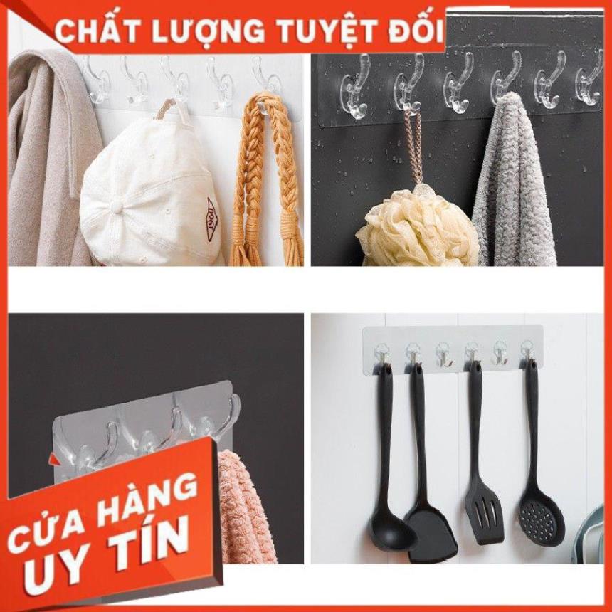 HCM - Vỉ Móc Dán Tường Trong Suốt, Móc Treo Dán Tường Siêu Chắc Chắn EZMART