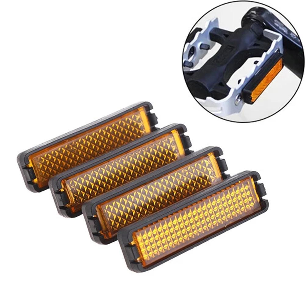 Danilo Ống Phản Quang Màu Vàng Gắn Bàn Đạp Xe Đạp Tiện Dụng